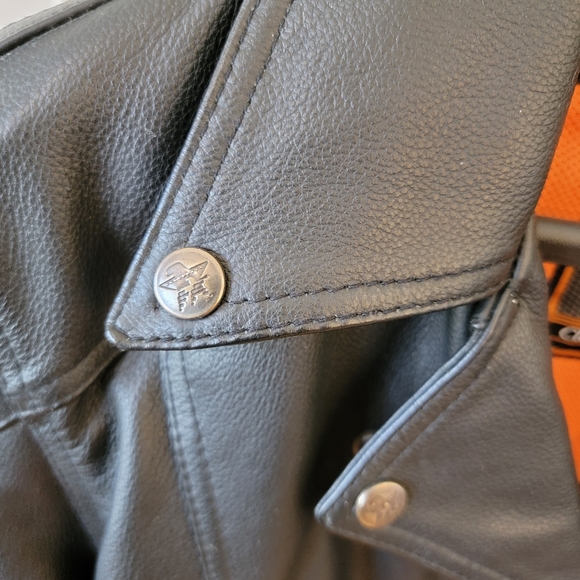 Genuine Leather Moto Jacket - Picture 6 of 12